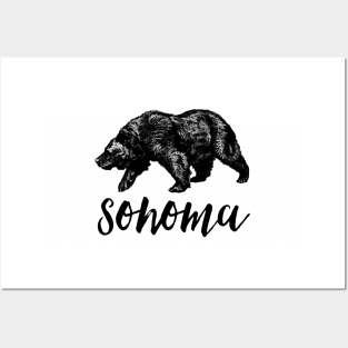 Sonoma California Bear Posters and Art